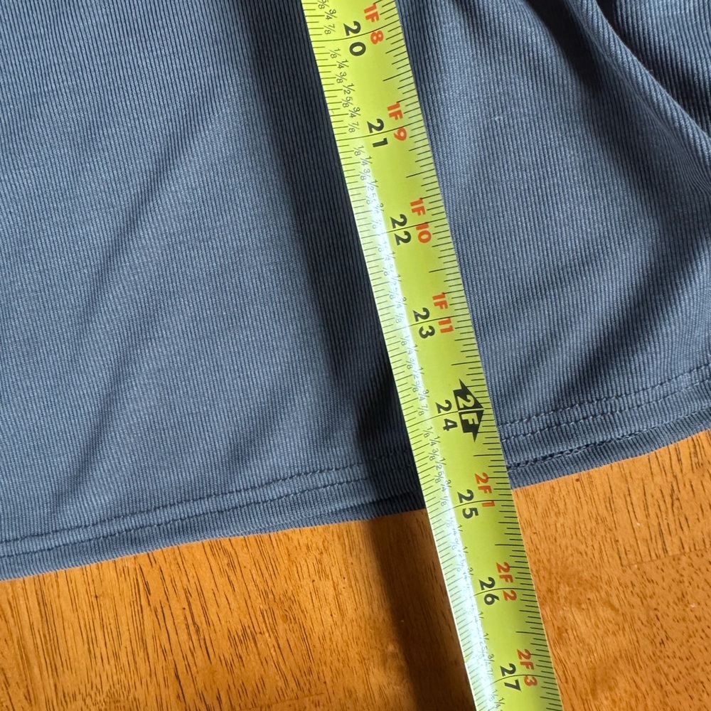 Green Envelope Gray Dolman Sleeve V Neck Collared Polo Blouse Size XL - Picture 7 of 7